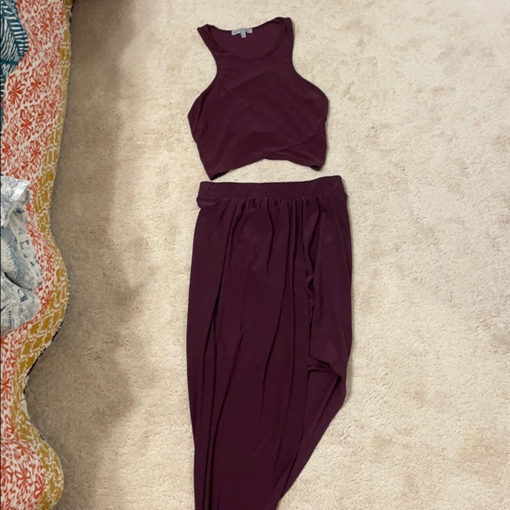 Charlotte Russe two piece skirt set